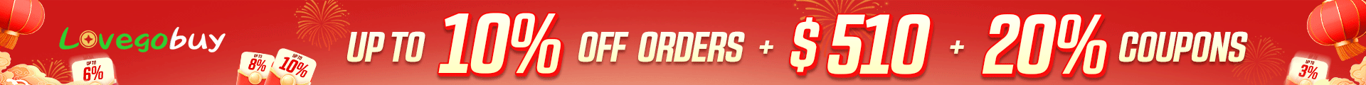 Lovegobuy | up to 10% off orders +$510$ + 20% coupans