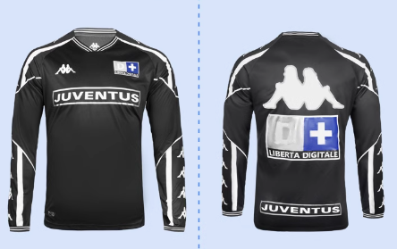 KAPPA Italy Soccer Jersey Juventus Retro Long Sleeve