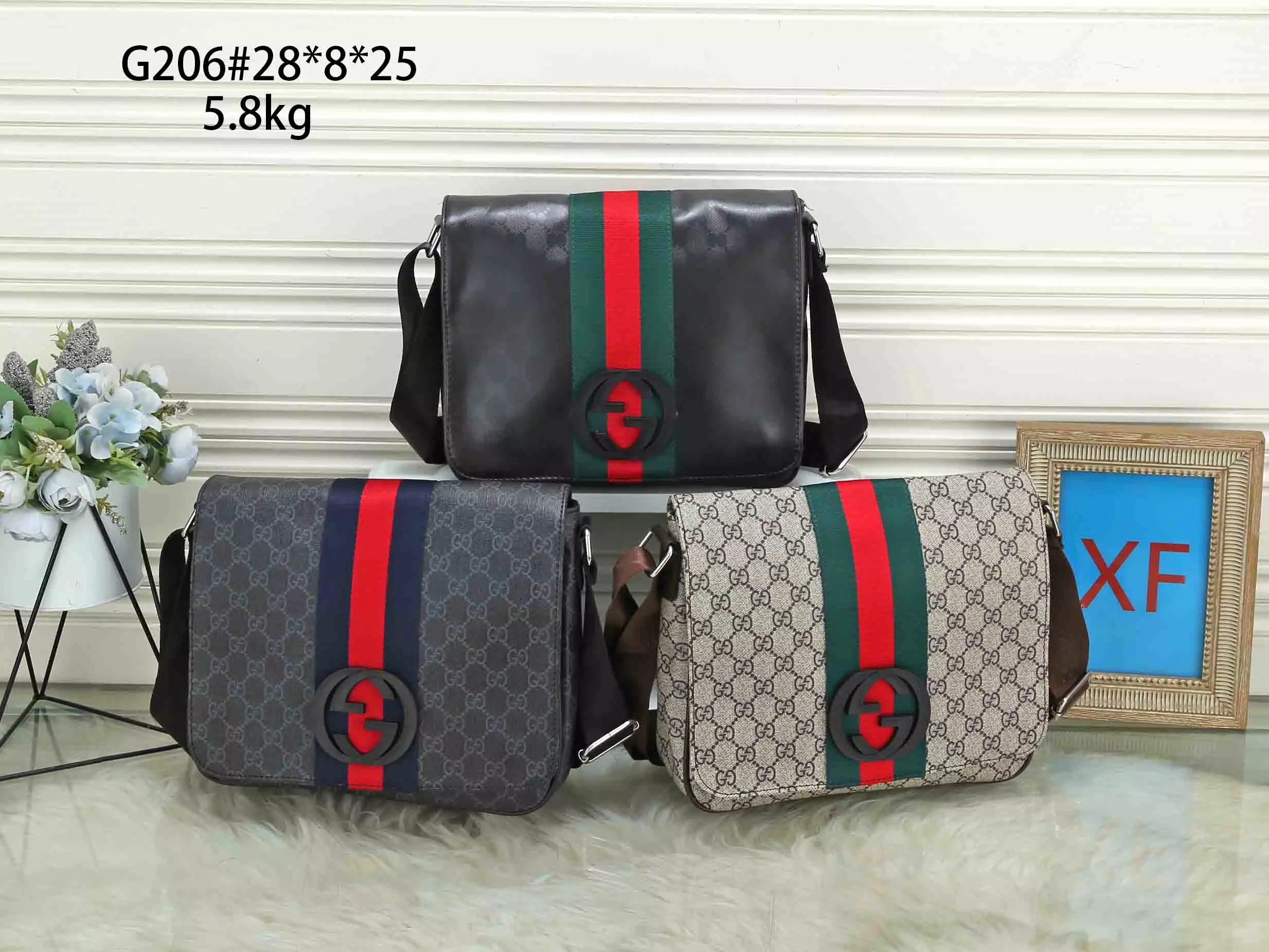 Gucci Cheap Man Handbags G206#