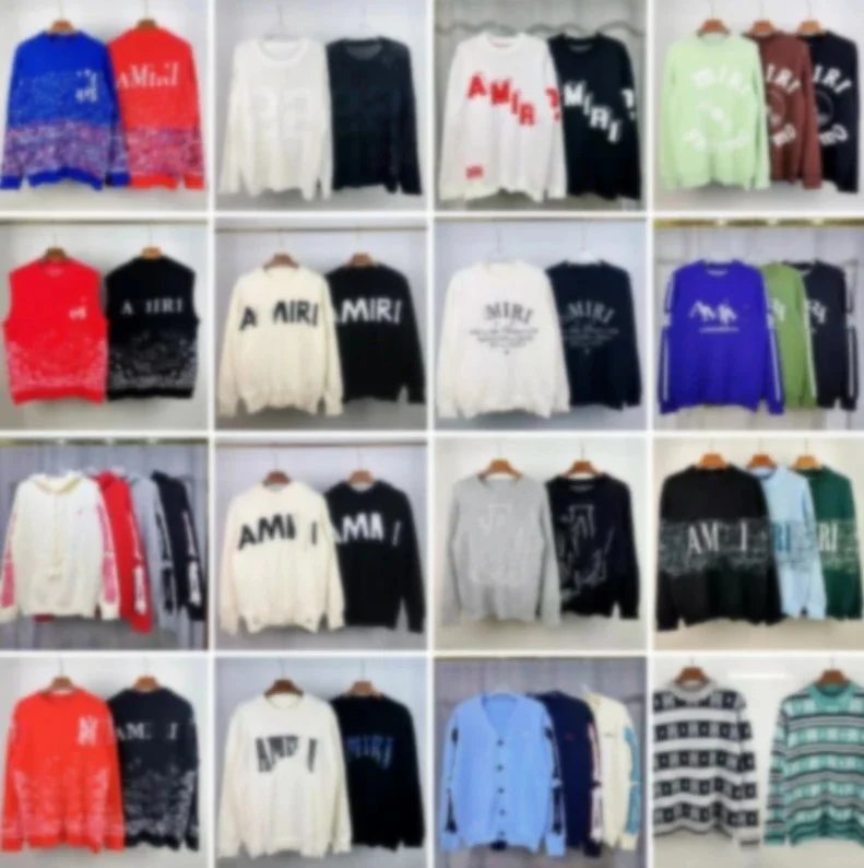 Amiri Distressed LongSleeve Sweatshirt