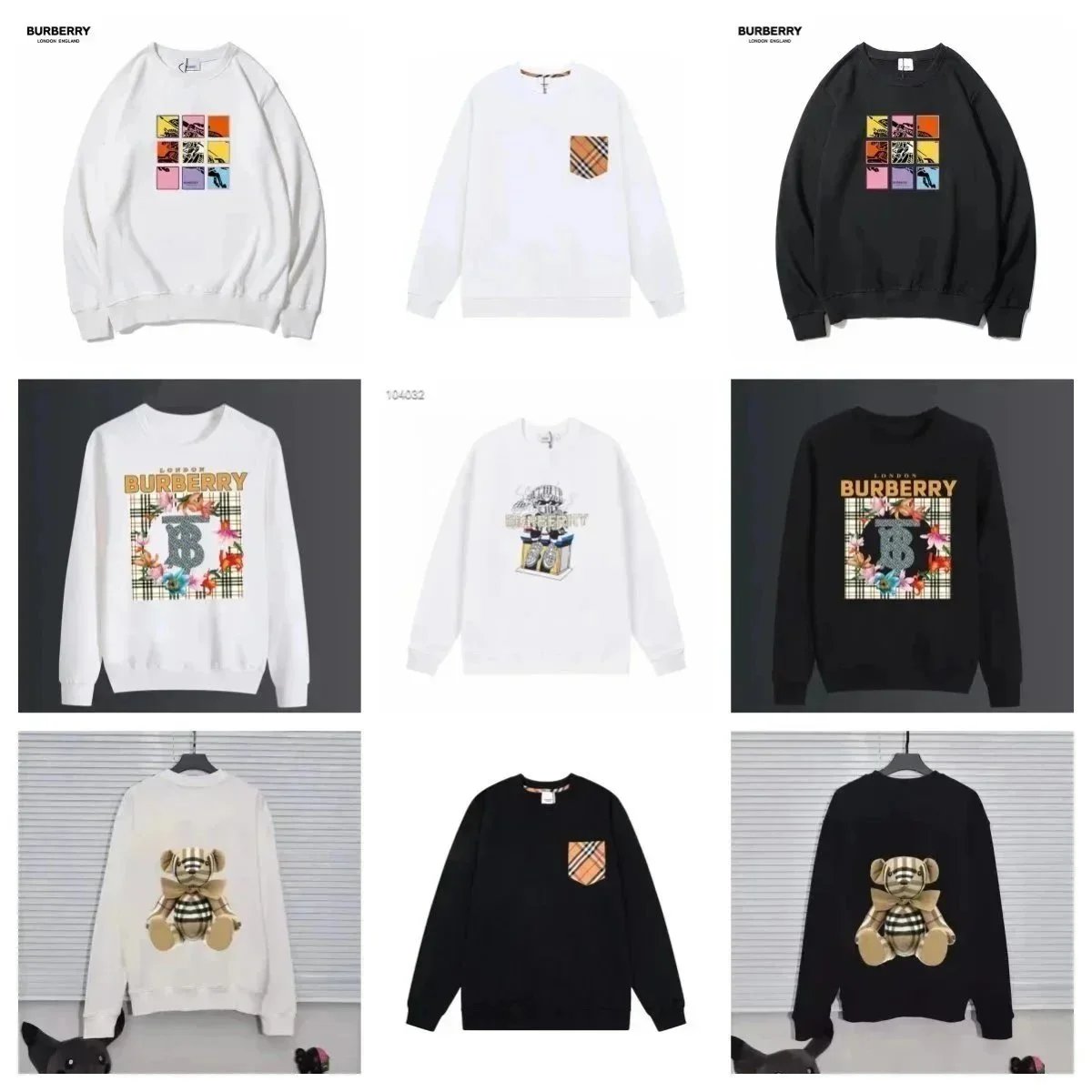 Burberry Classic LongSleeve Sweatshirt