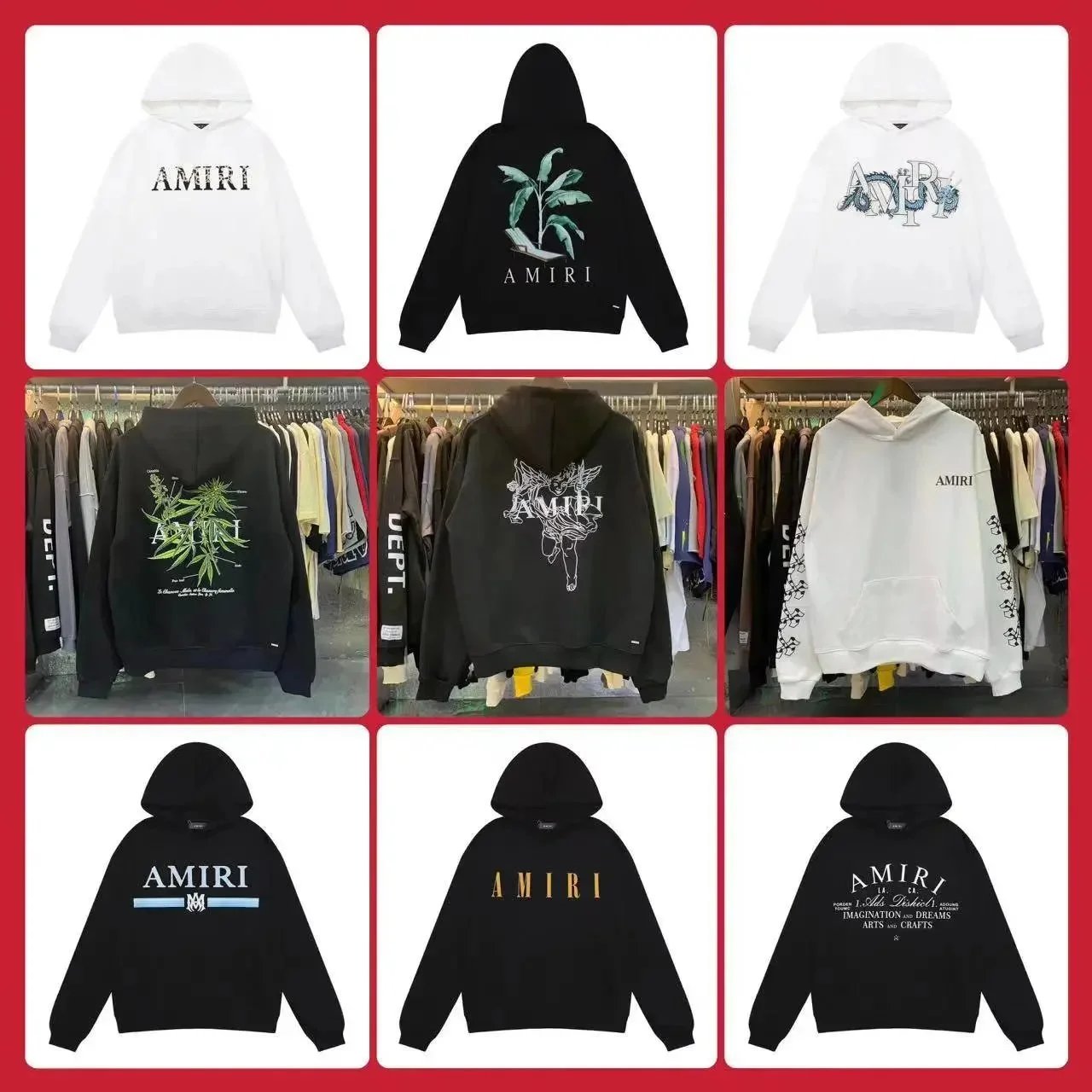Amiri Hoodies